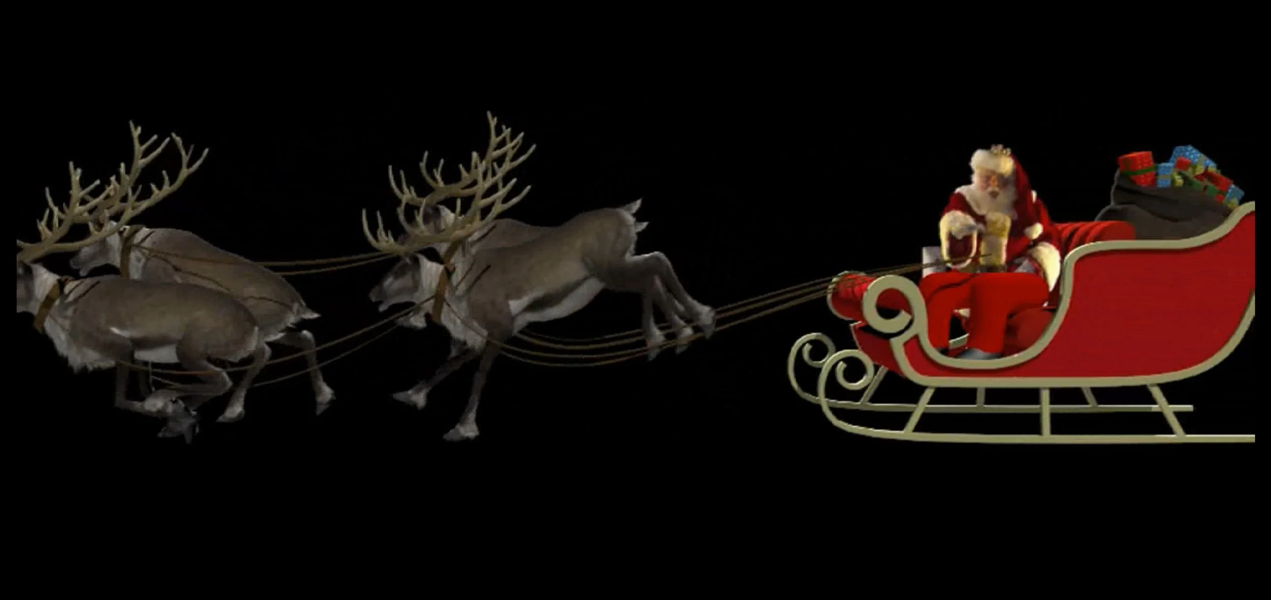 SANTAS SLEIGH - VERSION #1 - DDL - Virtual Santa - Digital